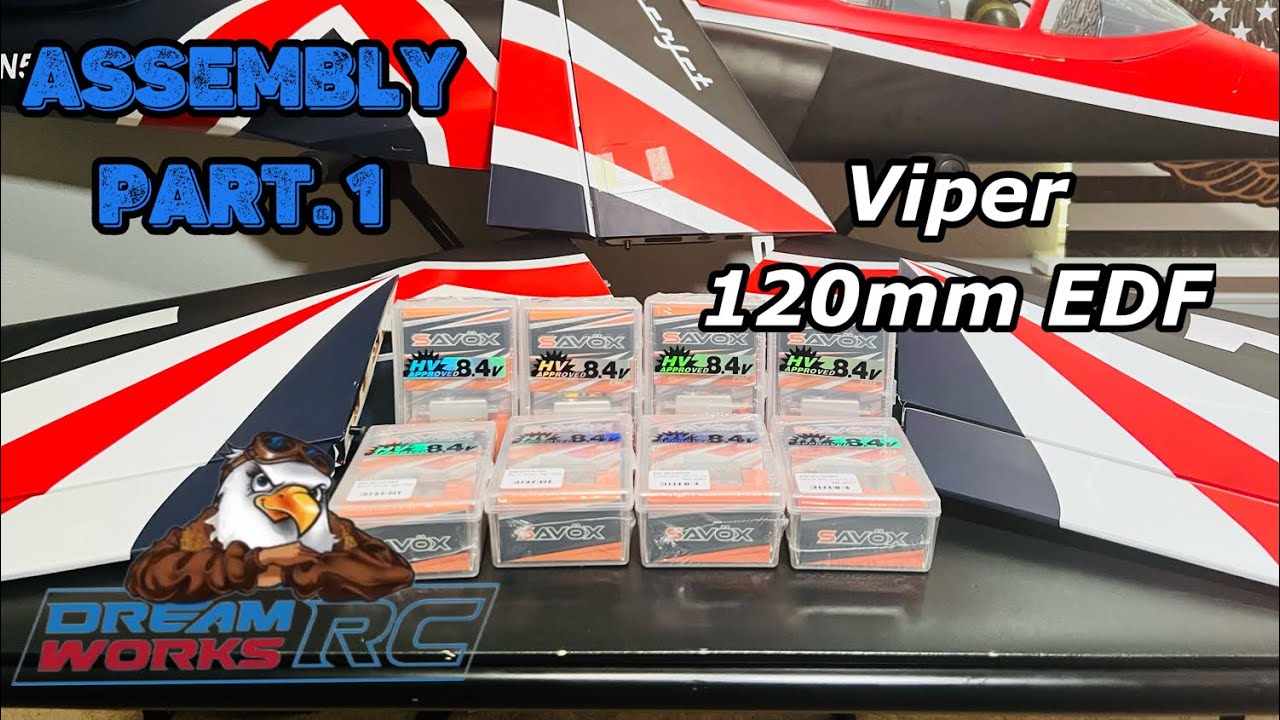 Blackhorse model Viper 120mm edf Assembly part.1 