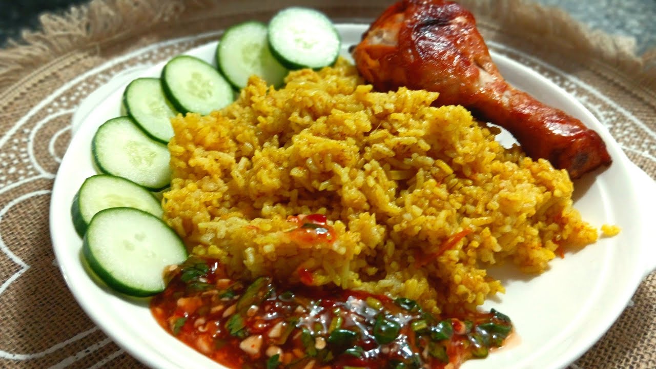 Nasi khomok thai mari, sedap dan mudah / thai khomok rice, very delicious and easy.