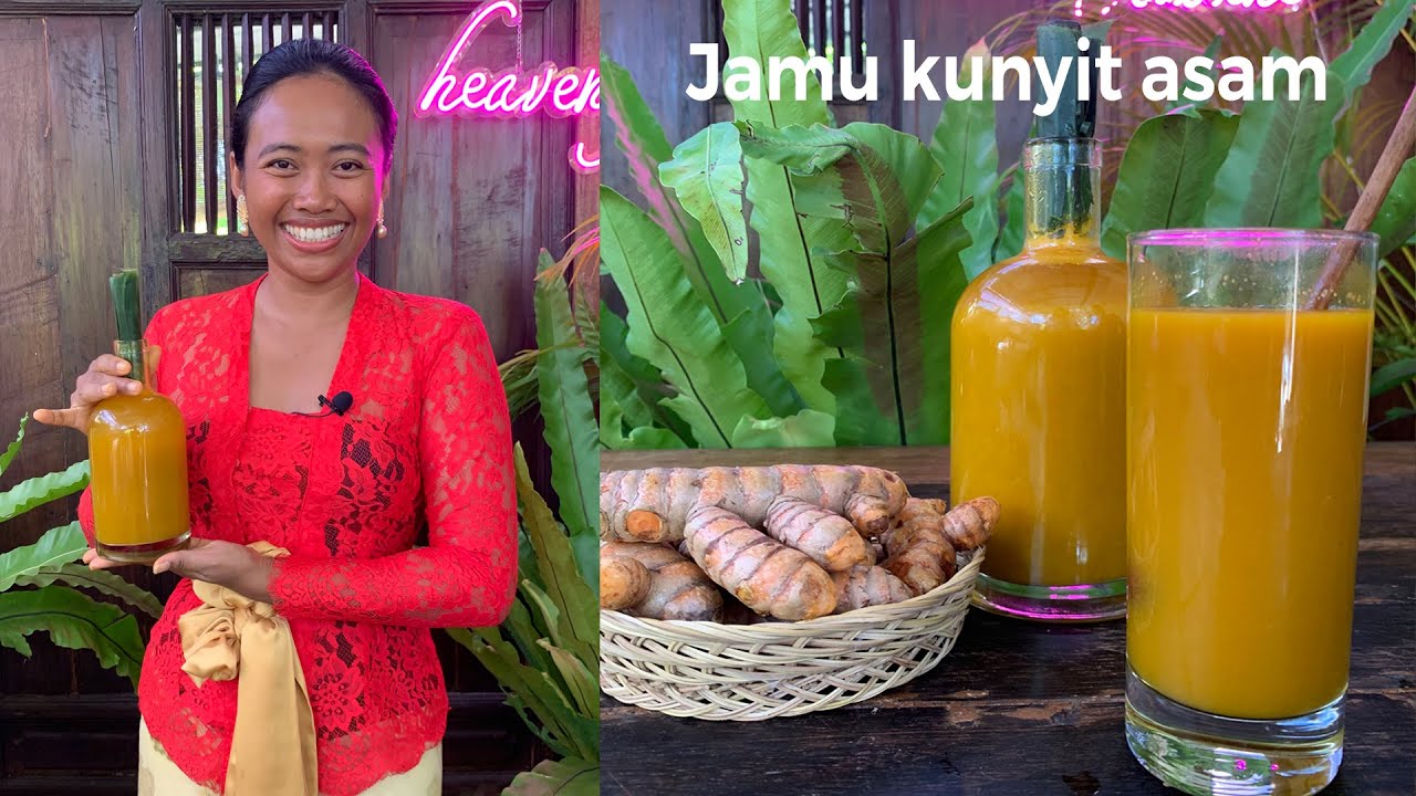 Jamu Kunyit Asam , Indonesian Turmeric and Tamarind herbal drink ❤️