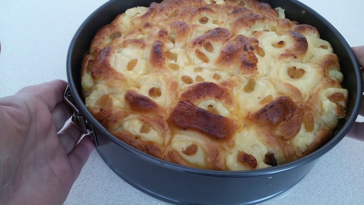 ПОТРЯСАЮЩИЙ ПИРОГ С ТВОРОГОМ 