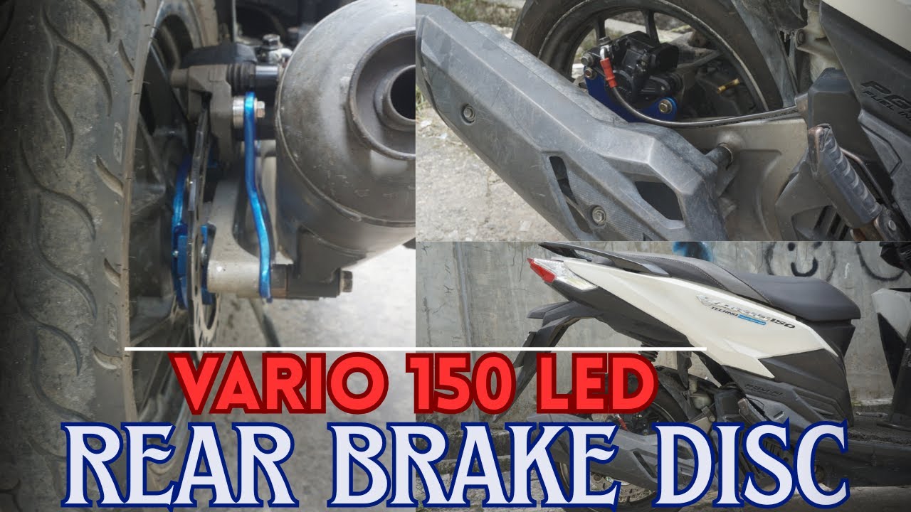 Модель Vario 150 LED получила модернизированные задние дисковые тормоза &mdash; какая разница! 😲