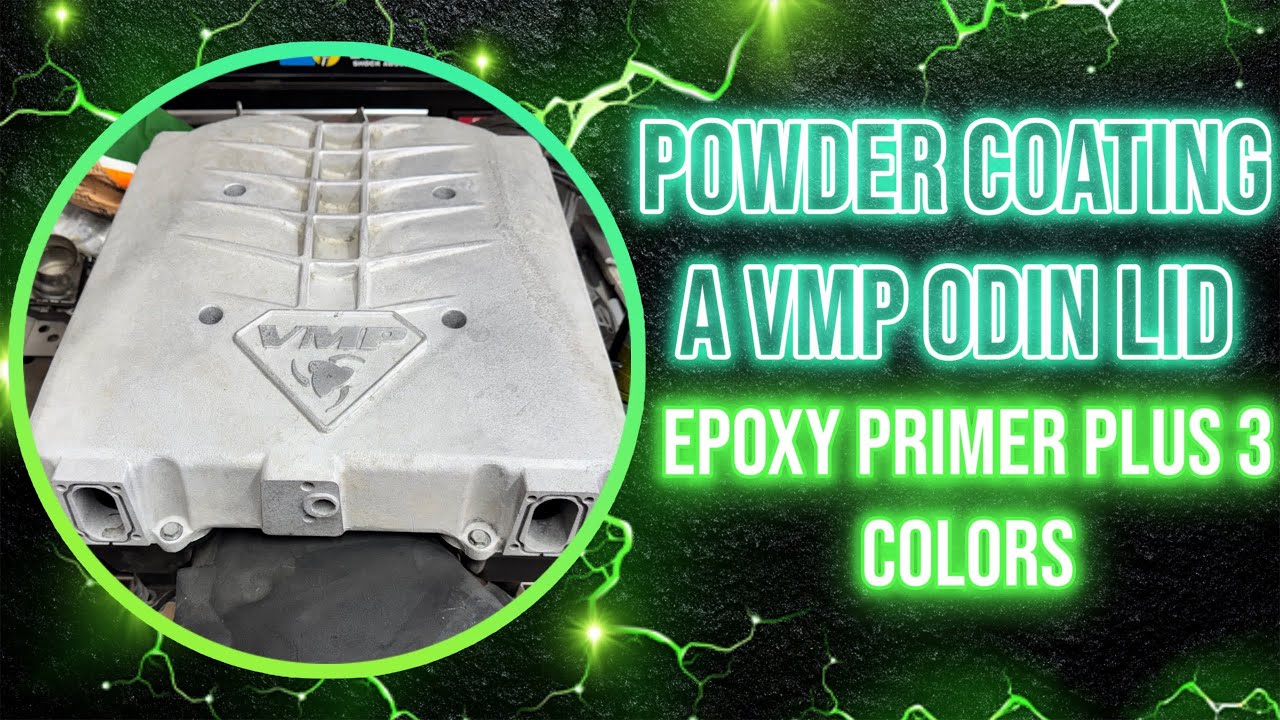 Powder coating a VMP Odin lid, step by step 