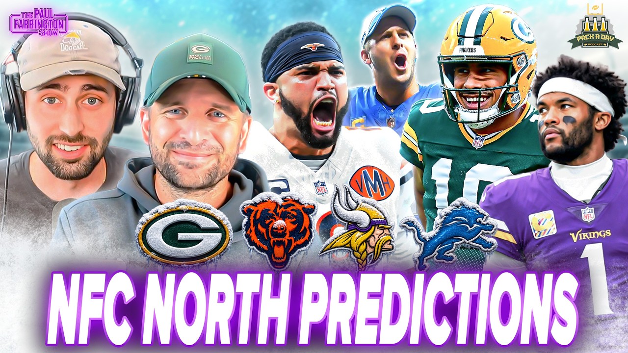 NFC North Predictions: Will Love SAVE Packers? Vikings OVERLOOKED? Bears REGRESS? Lions 1ST OR WORST