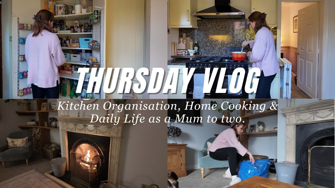 Daily Vlog, Kitchen Organisation, Home Cooking. Day in the Life of a Mum to Two UK