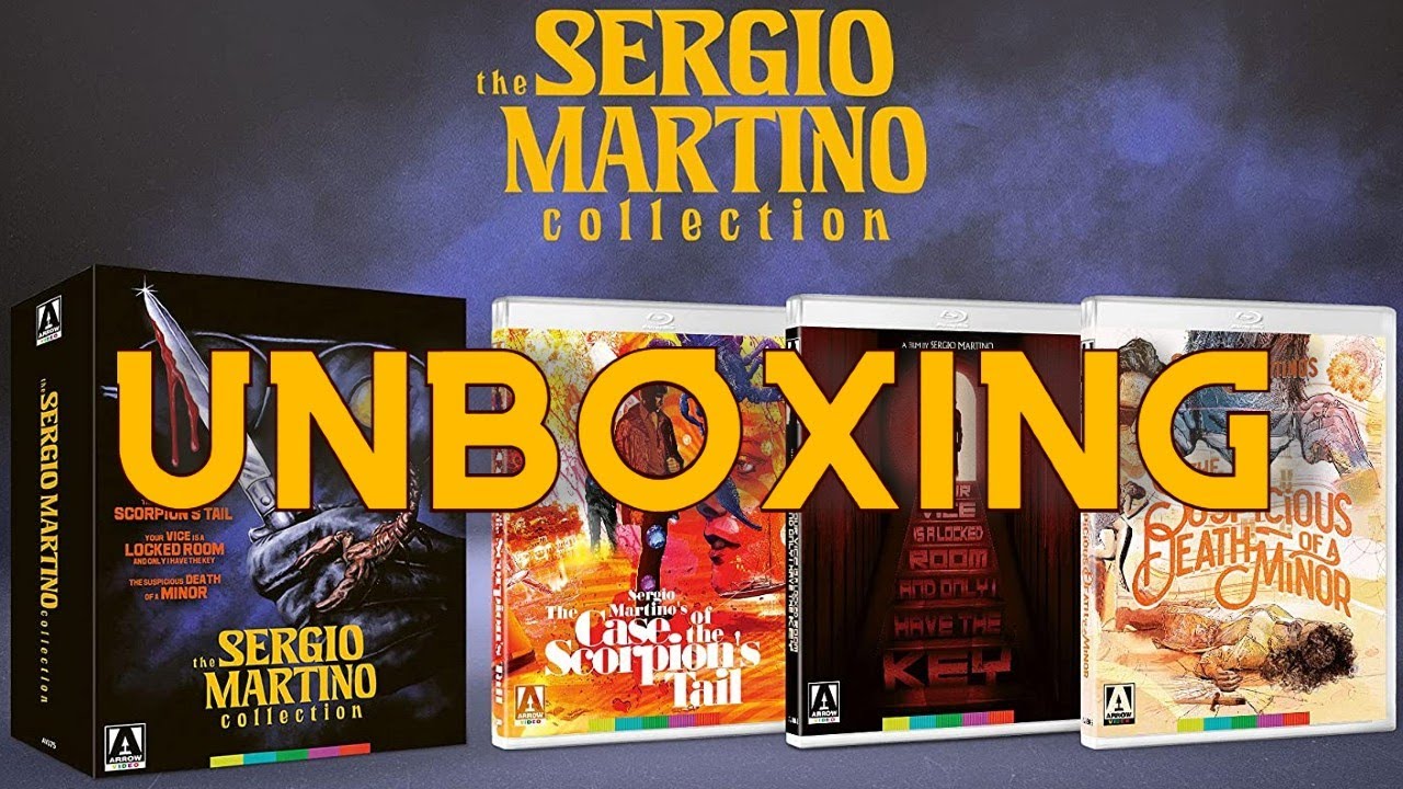 The Sergio Martino Collection Unboxing | High-Def Digest