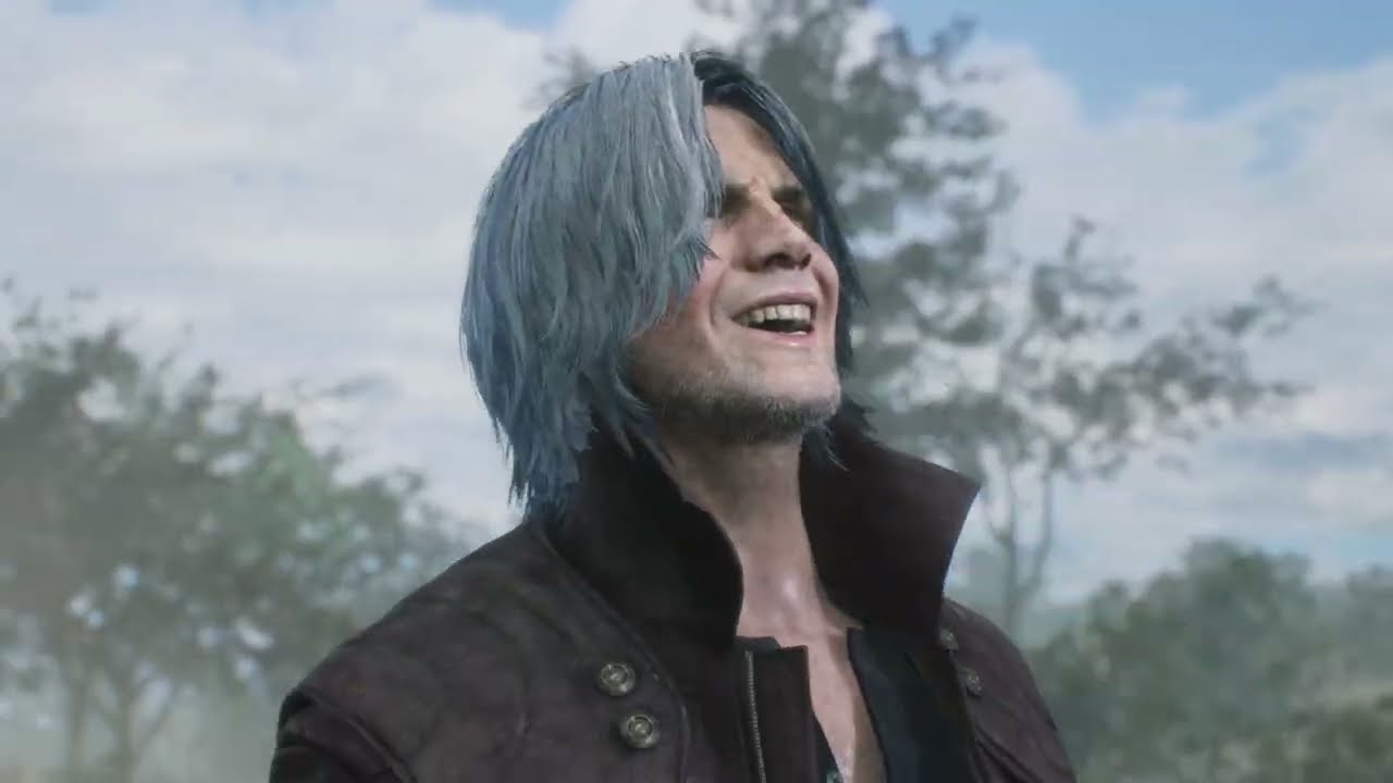 Devil May Cry 5  короткая битва с братом