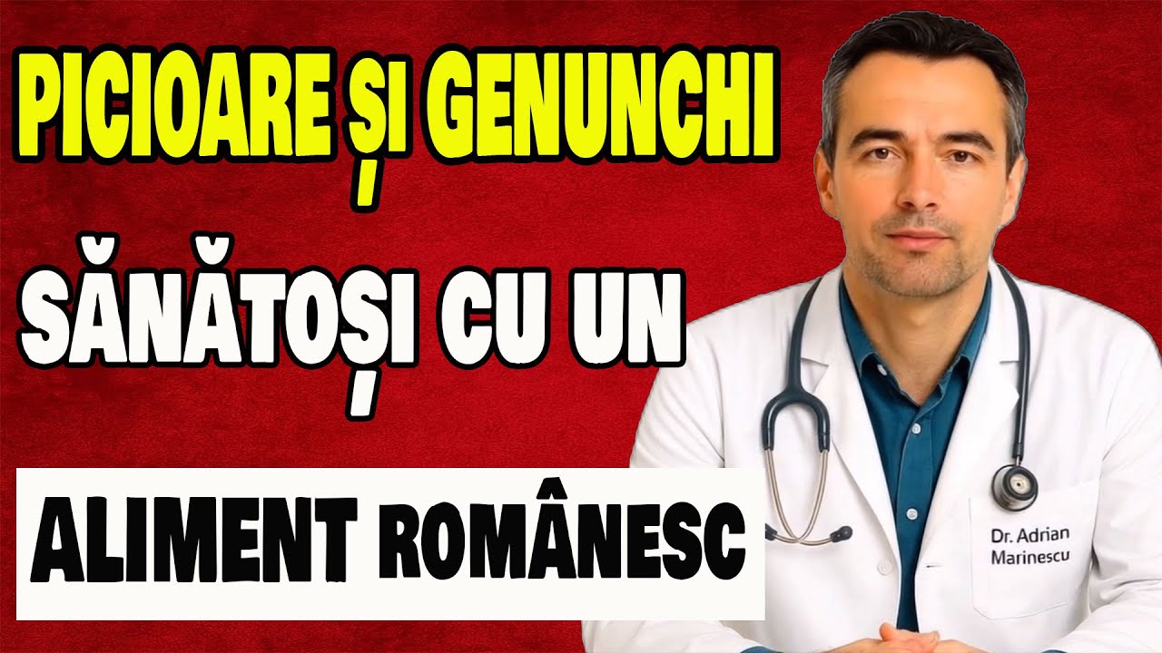 Adio dureri de picioare! 7 ALIMENTE ROMÂNEȘTI pentru genunchi și picioare SĂNĂTOȘI |Adrian Marinescu