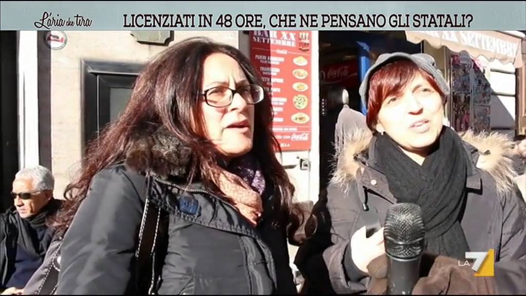 Licenziati in 48 ore, che ne pensano gli statali?