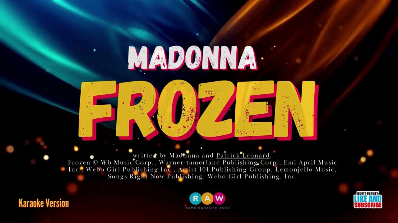 Madonna - Frozen (Karaoke Version) 