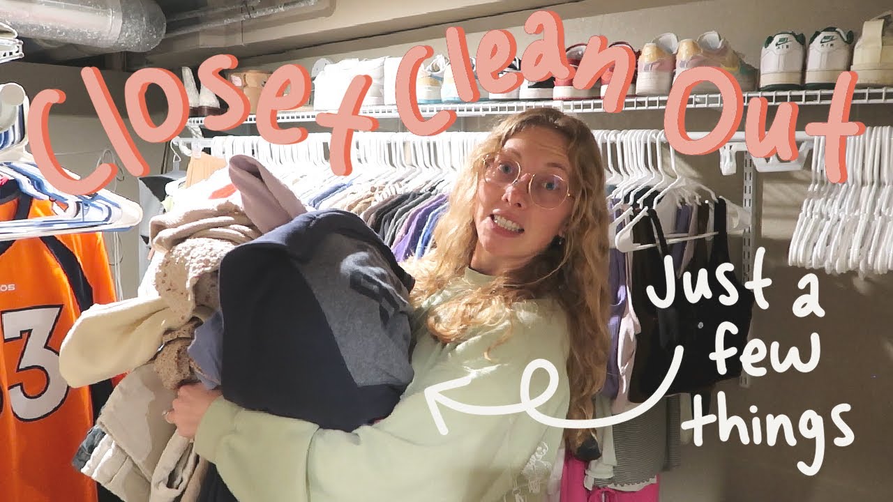 A *much needed* CLOSET CLEAN OUT | VLOG | Emma Alexis