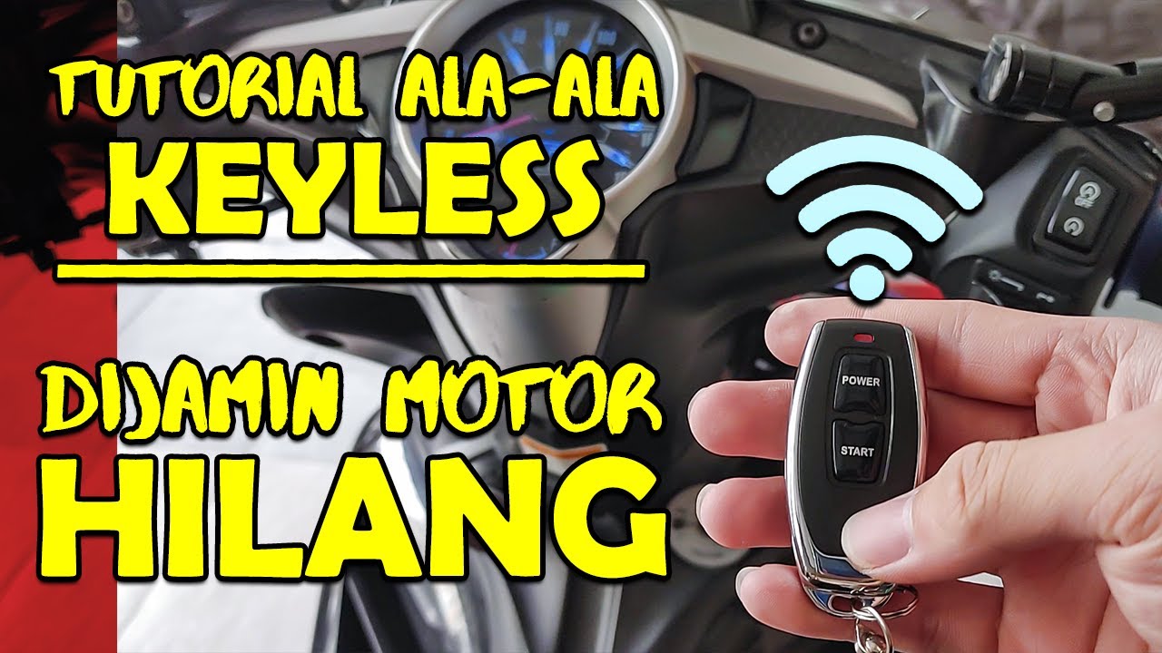 KEYLESS KATANYA, ITU KEREN KATANYA | WIRELESS RELAY RF SEBAGAI KEYLESS MOTOR NEW JUPITER MX 135