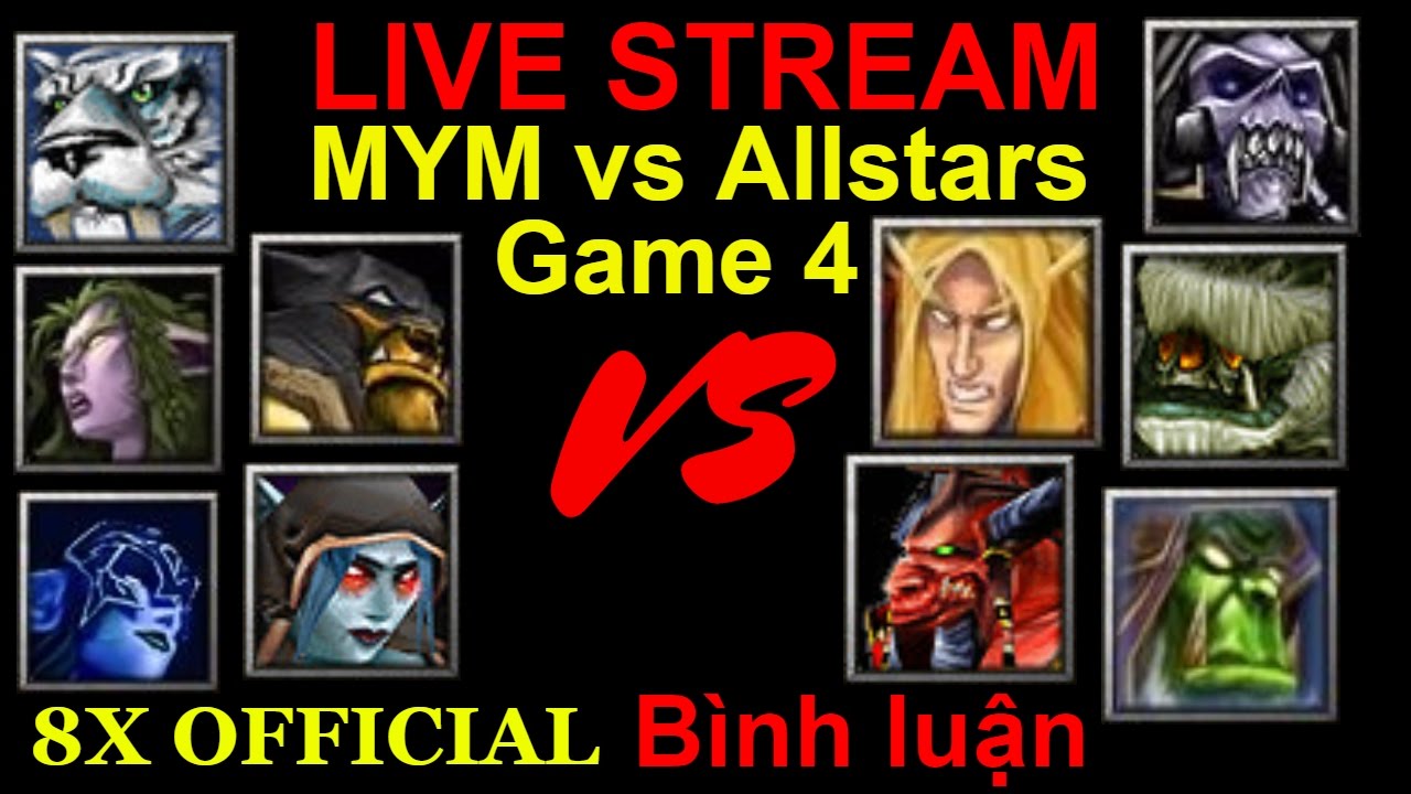 DotA 1 B&igrave;nh Luận-MYM vs Allstars Game 4-8X Official