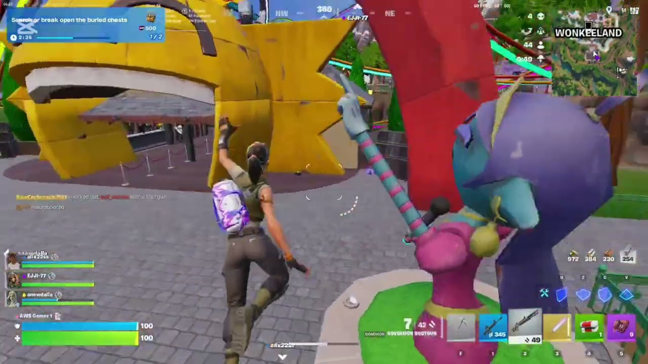 Excellent Win in Squad Fortnite 