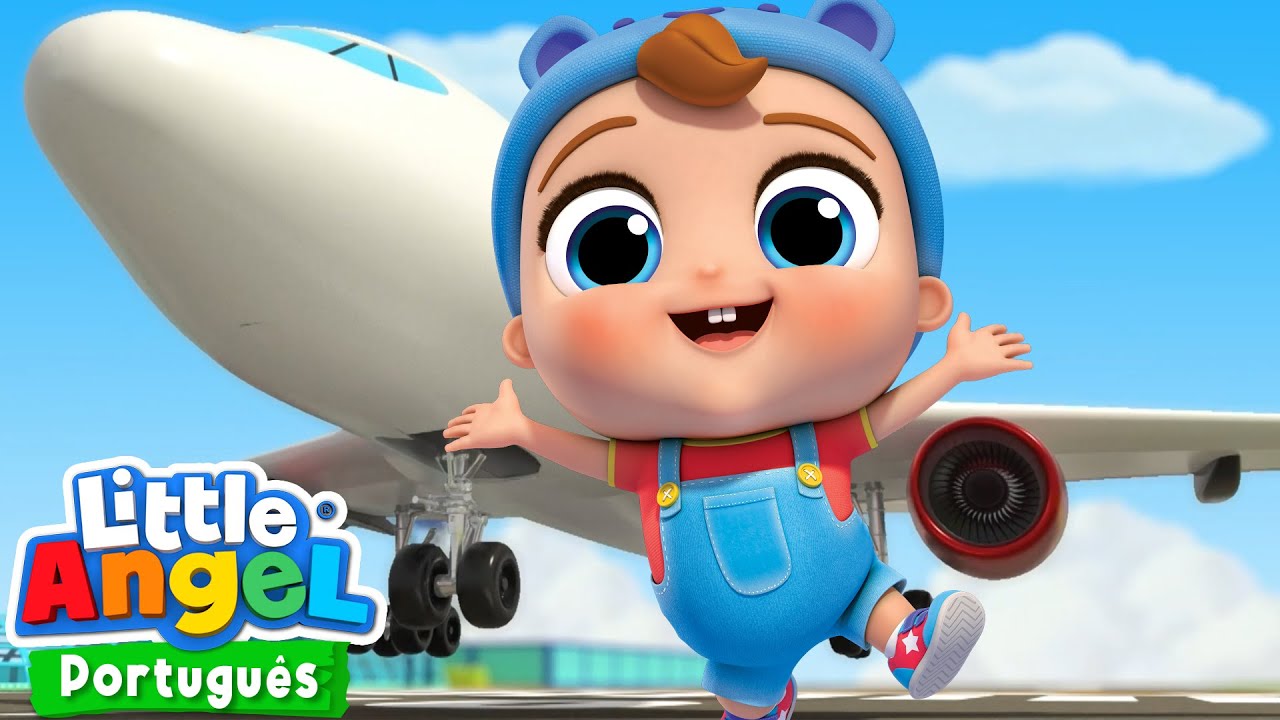 O Bebê Viaja de Avião✈️ | Little Angel e Amigos - As Músicas da Turminha