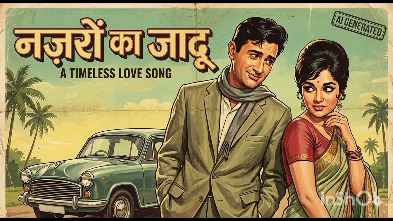 नज़रों का जादू || 60s के ज़माने का नया गाना | Kishore & Lata Vibe | AI Generated Retro Hit