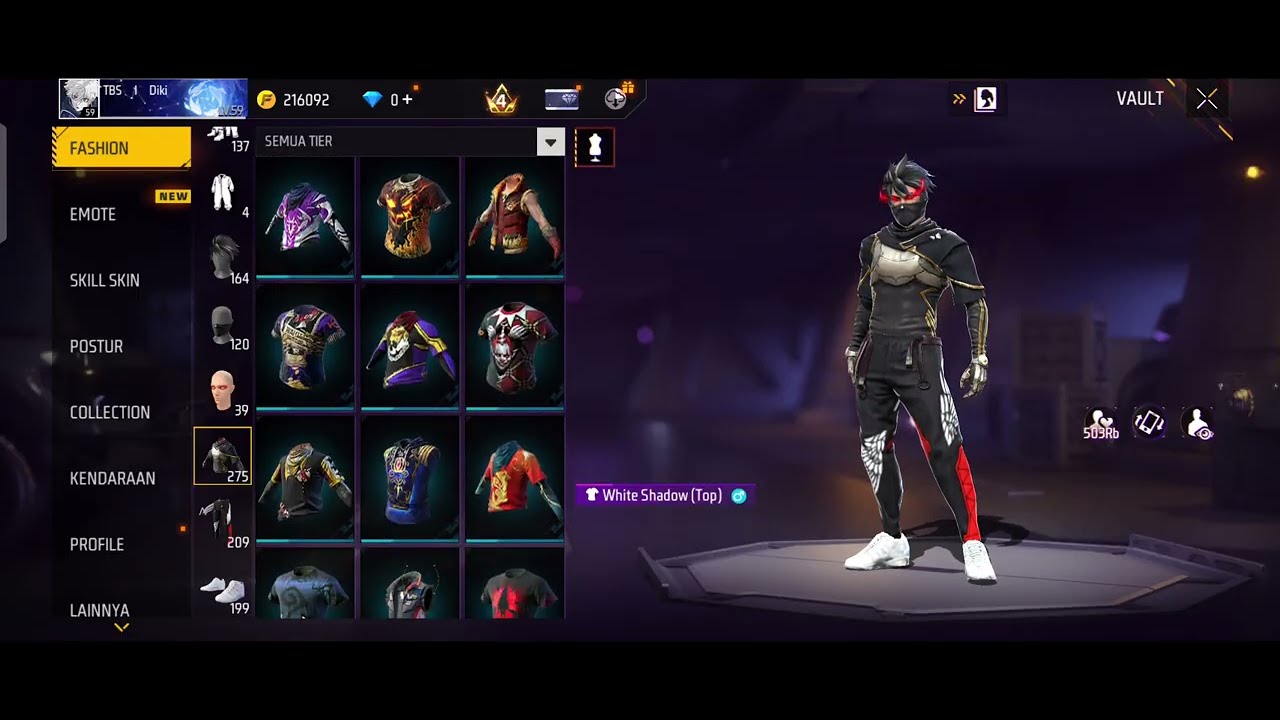 Review Akun Freefire 170 Ribu 🥶 