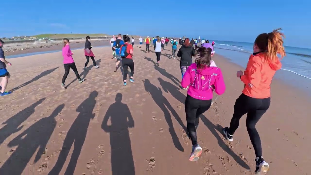 North Tyneside 12km Trail - Video 1 - On the Beach