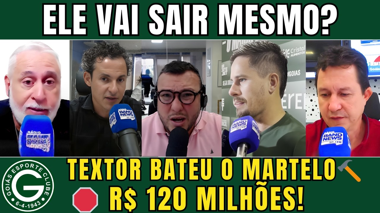 😱 ELE VAI SAIR? TADEU ABRE O JOGO SOBRE PROPOSTA E CHOCOU A TORCIDA! 🧤BASTIDORES DO GOIÁS