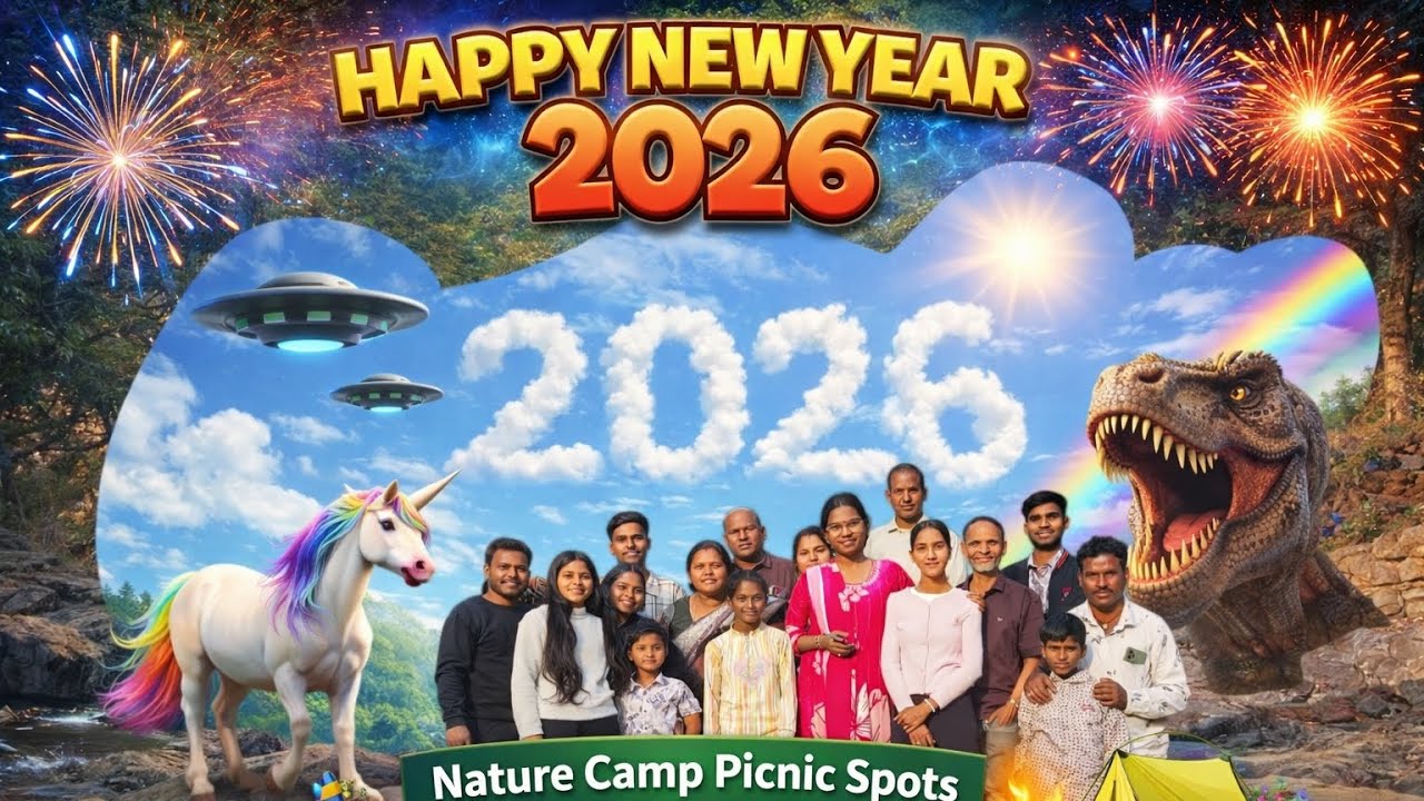Happy Birthday 2026🌸 | Nature Camp picnic spots🥳 | New Year celebration 🎉📅 @Ms_vlogs_14 🌸🖤