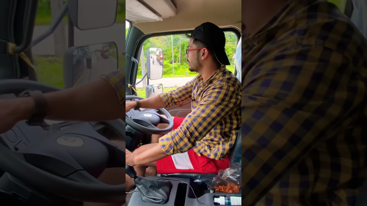 Bharat benz driving #bharatbenzlovers #lorrylife #bharatbenz