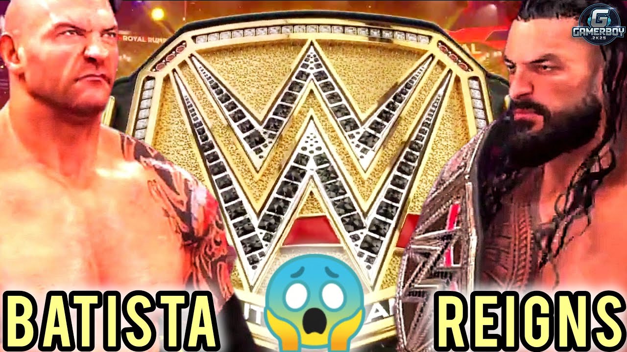 FULL MATCH | Batista vs Roman Reigns | WWE UNIVERSAL CHAMPIONSHIP 😱🔥