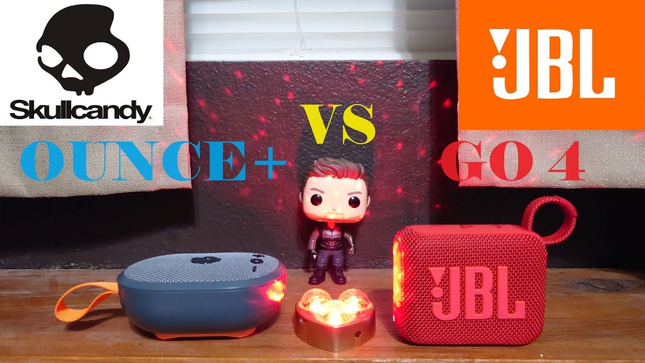 JBL GO 4 vs Skullcandy Ounce+ 😜 Mini Speakers🪟 On A Ledge 🔉 Head to Head