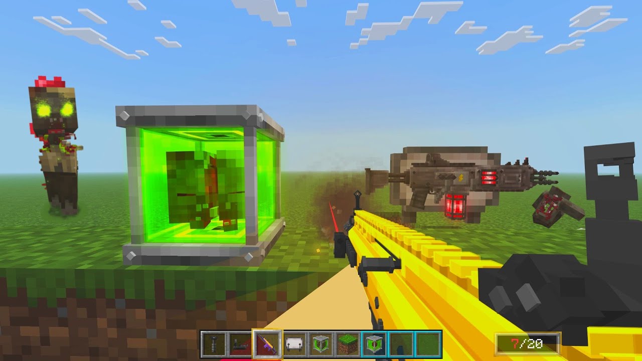 Radium's Armament v3.0 MOD in Minecraft PE