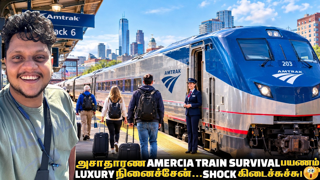 அசாதாரண America train Survival பயணம் | USA ep 9