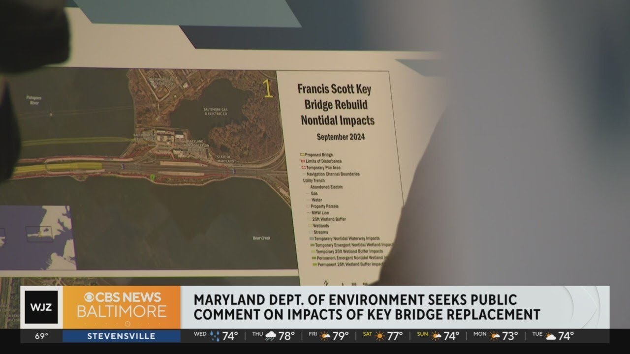 Residents voice their options on the potential impact of Key Bridge reconstruction in their neighbor