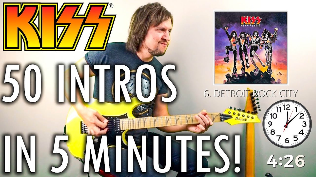 50 KISS INTROS IN 5 MINUTES! 1 TAKE!