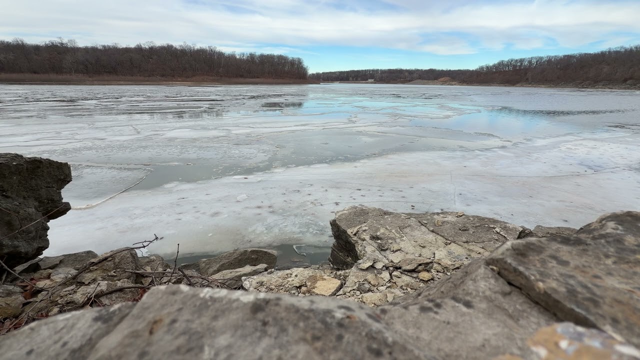 Relaxing Sounds of a Thawing Lake