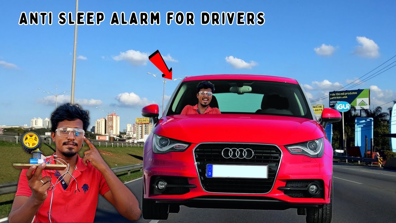 Inspire Award Project | வண்டி ஓட்டும் போது தூங்குனா வண்டி நின்னுடும்! | Anti Sleep Alarm for Drivers