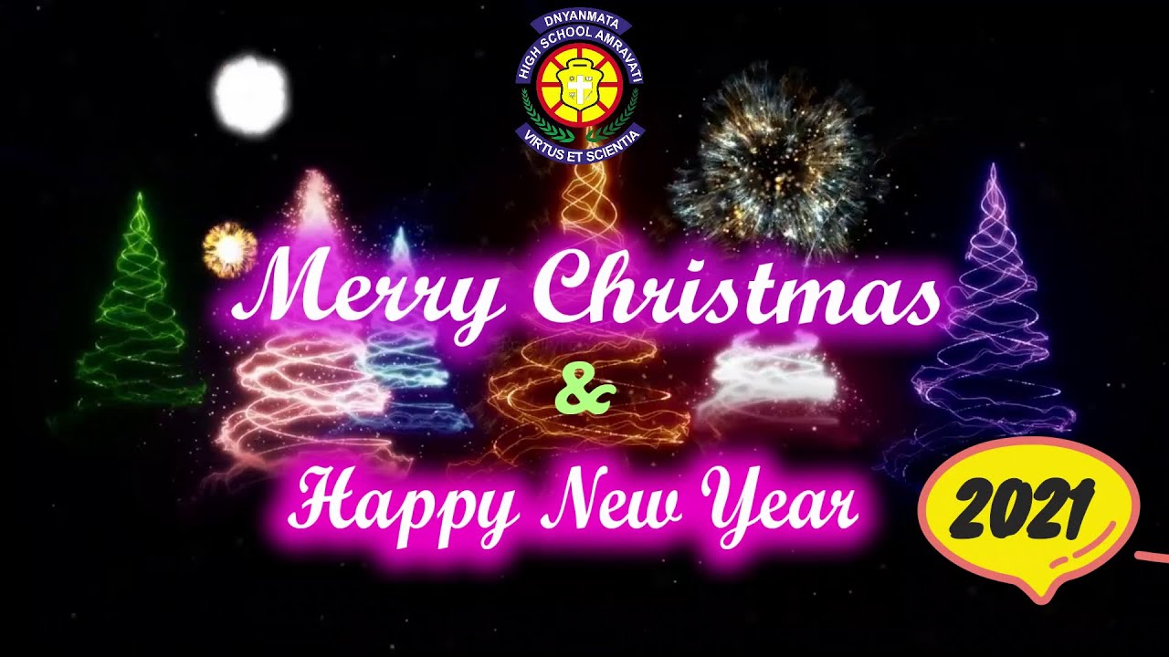 Wish You A Merry Christmas and Happy New Year 2021