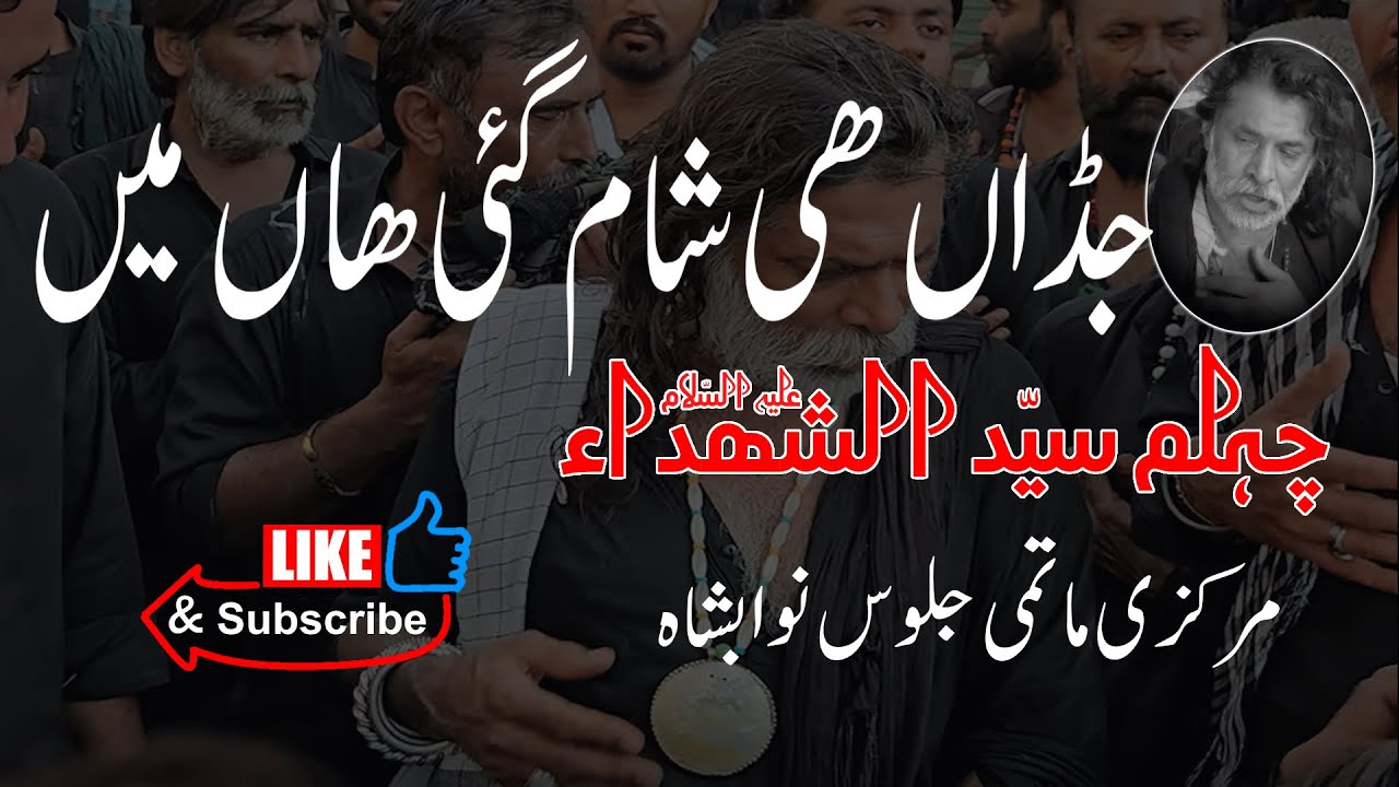 Noha Jadaan Di Shaam Gaye Haan Mein | Chehlum Imam Hussain (AS) | Shuhada-e-Karbala Markazi Jaloos