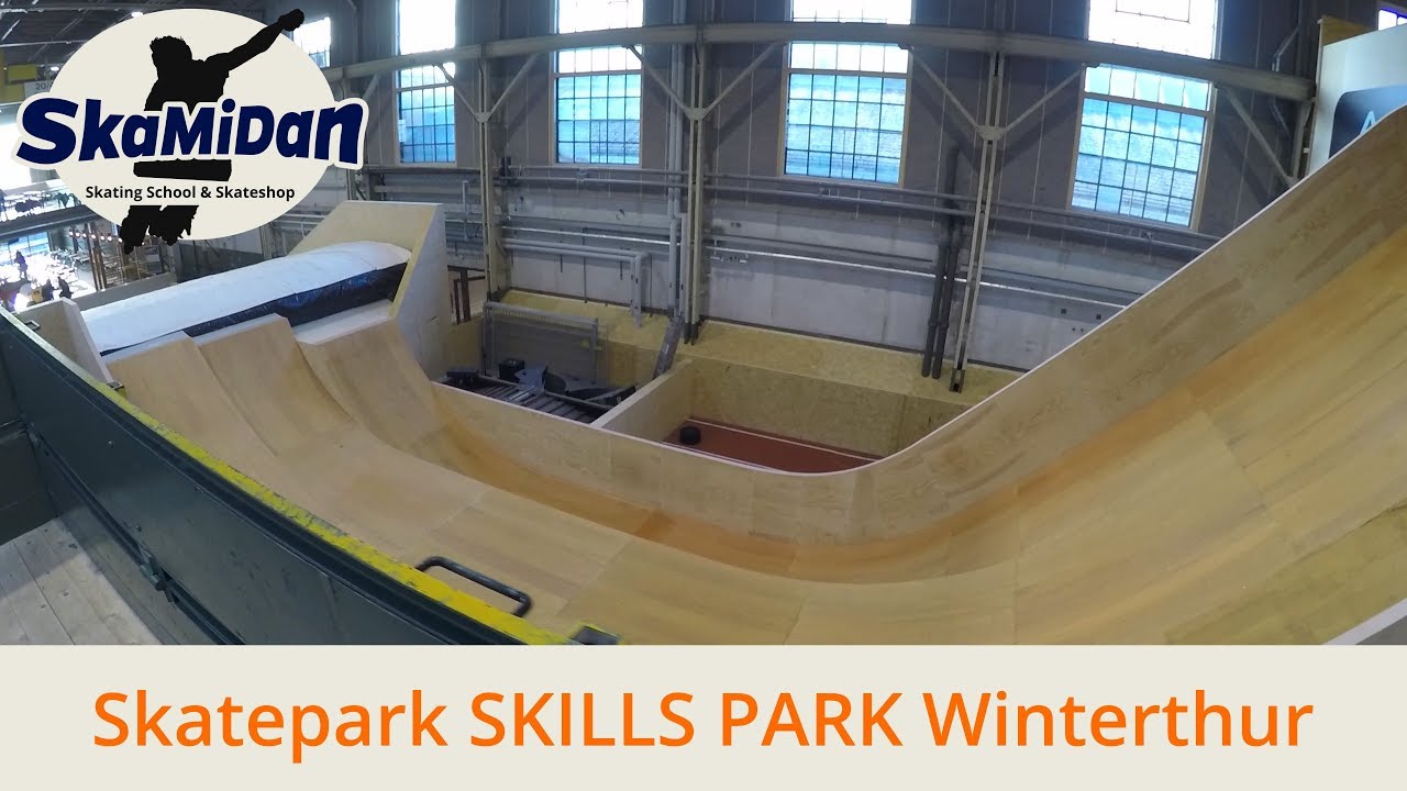 Skillspark Winterthur - Indoor Skatepark Switzerland - Skatehalle Winterthur Schweiz - SkaMiDan