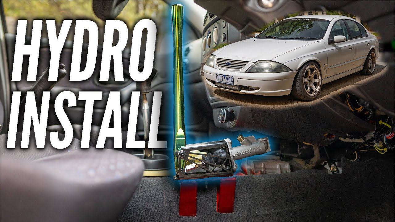 HYDRO HANDBRAKE INSTALL FOR THE AU FALCON! - Make Drifting Easier! Part 1.