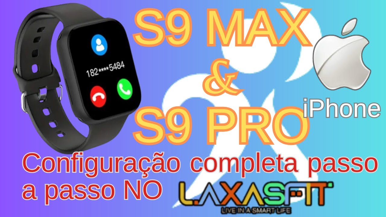 Configuração completa do S9 Max LaxasFit Smartwatch no aplicativo HryFine