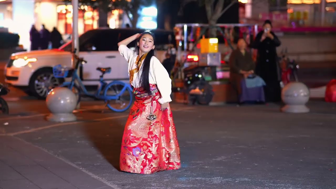 曲张措精彩演绎《歌舞的摇篮舞者的天堂》🌹Tibetan dance 💖  tibetan guozhuang dance💖tibetan song💖