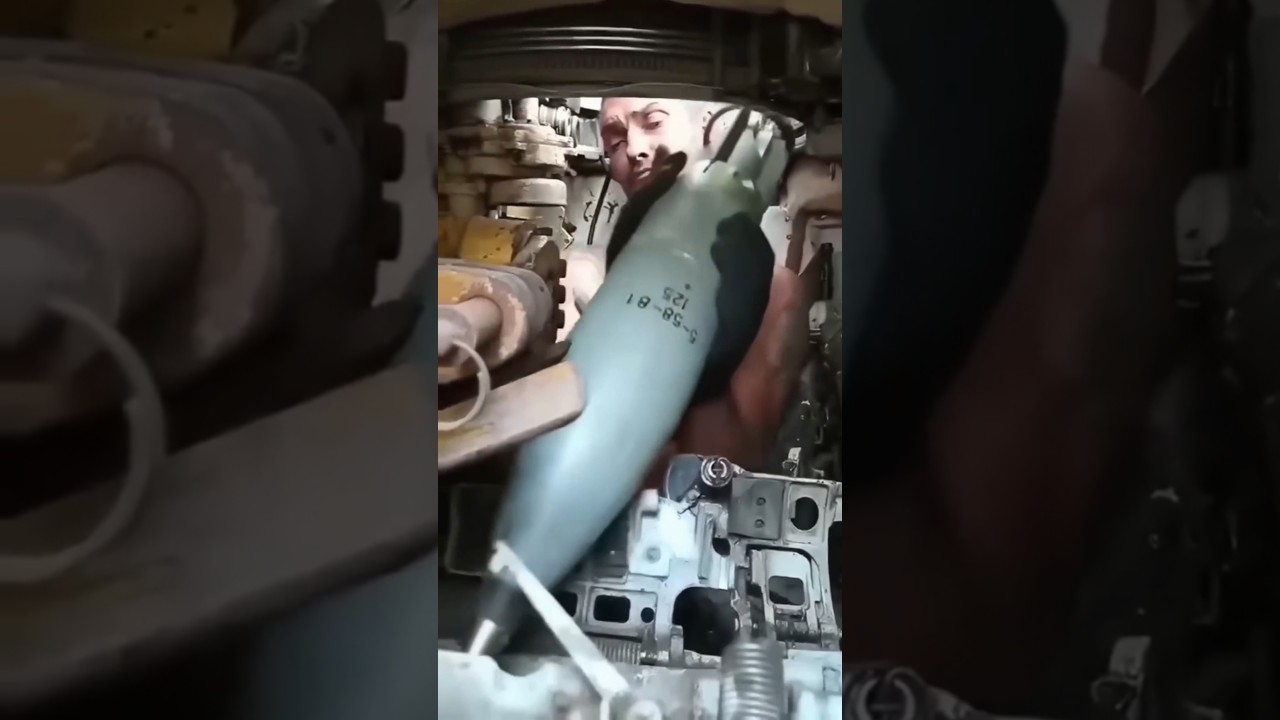 espacio dentro de un tanque del ej&eacute;rcito 😱