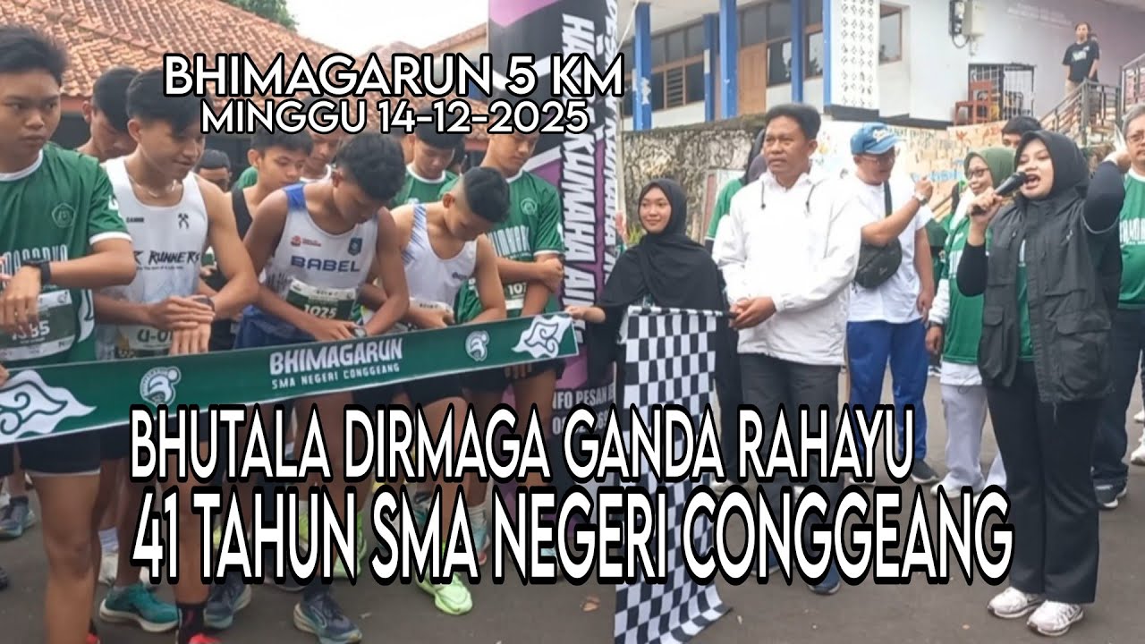 FUNRUN 5 KM HUT KE 41 SMA NEGERI CONGGEANG