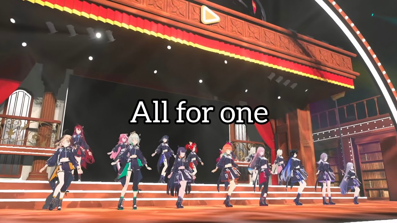 【Hololive English 3rd concert-All for one】All for one #Allforone  #myth #promise #advent #justice