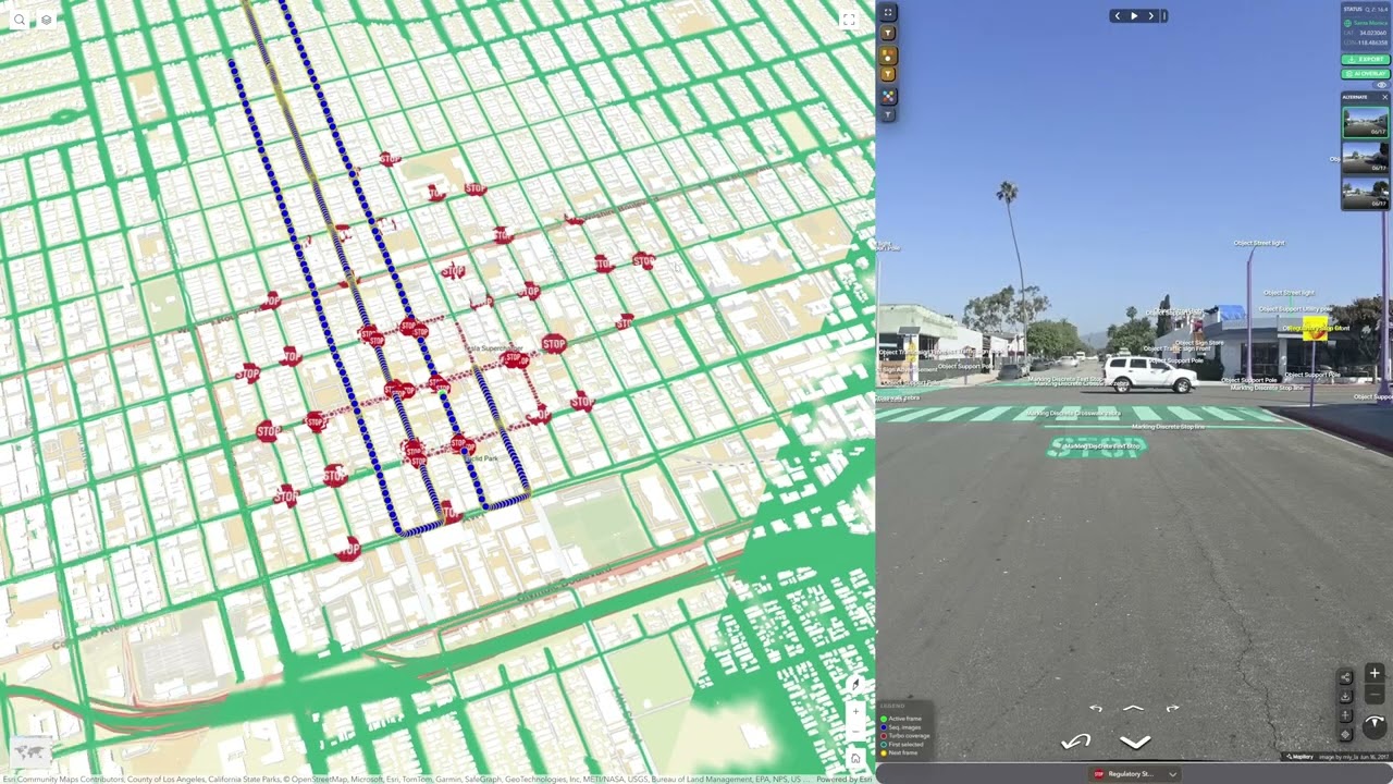 Mapillary Widget for ArcGIS Experience Builder - Traffic Signs and Street Objects (Feature Series)