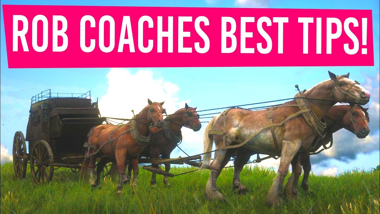 Robbing Stagecoach Red Dead Redemption 2 - How to Rob Coach Fast and Easy!