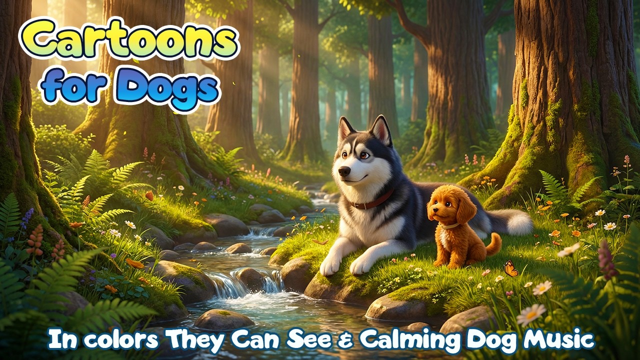 24 Часа Dog TV 🐶 Мультфильмы для Собак | Музыка от Тревожности