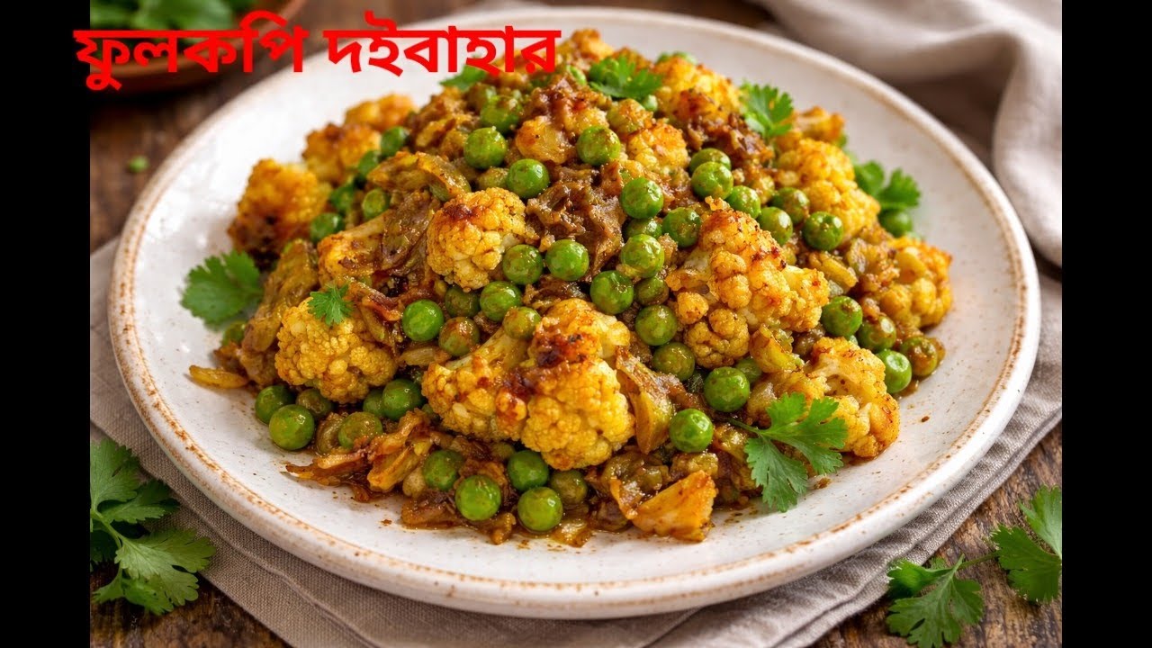 শীতের স্পেশাল ফুলকপি দইবাহার | সহজ বাঙালি নিরামিষ রান্না। Foolkopi Doibahar Recipe in Bengali।