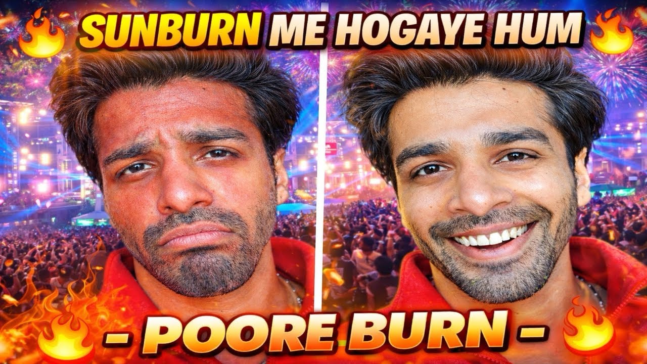 Sunburn me hogaye hum Poore Burn  | Sunburn 2025 | Mumbai | Sheel Verma Vlog's | Chhattisgarh