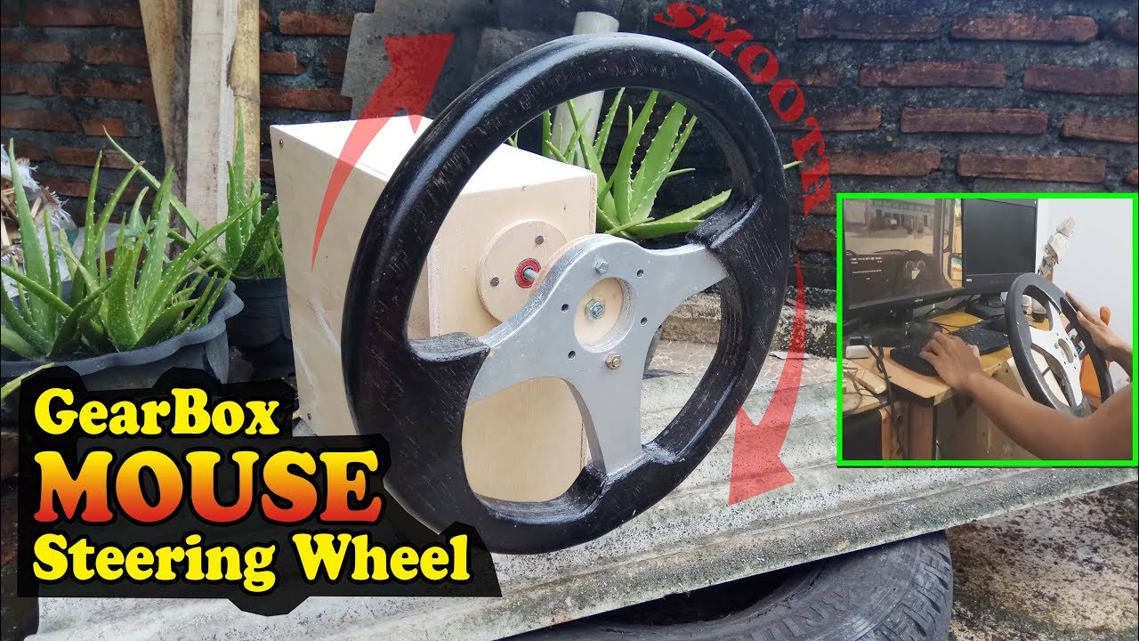 Cara Membuat Mouse Steering Wheel Dengan GearBox (Tanpa FeedBack)