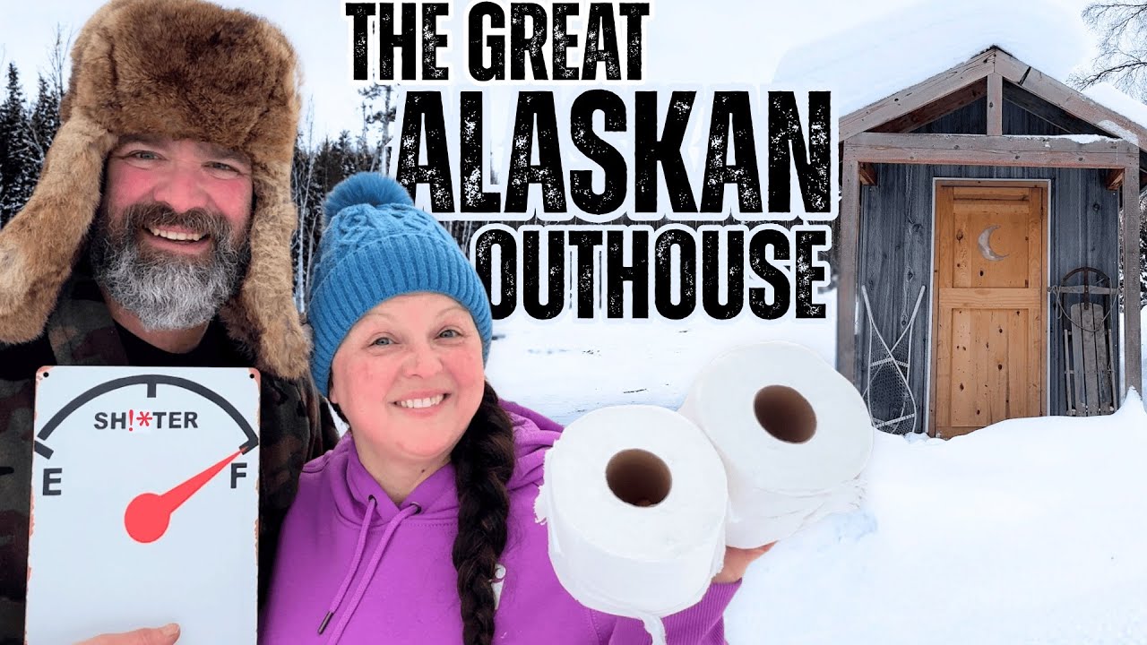 Epic Alaskan Outhouse Build - Warm Smiles and Toasty Buns