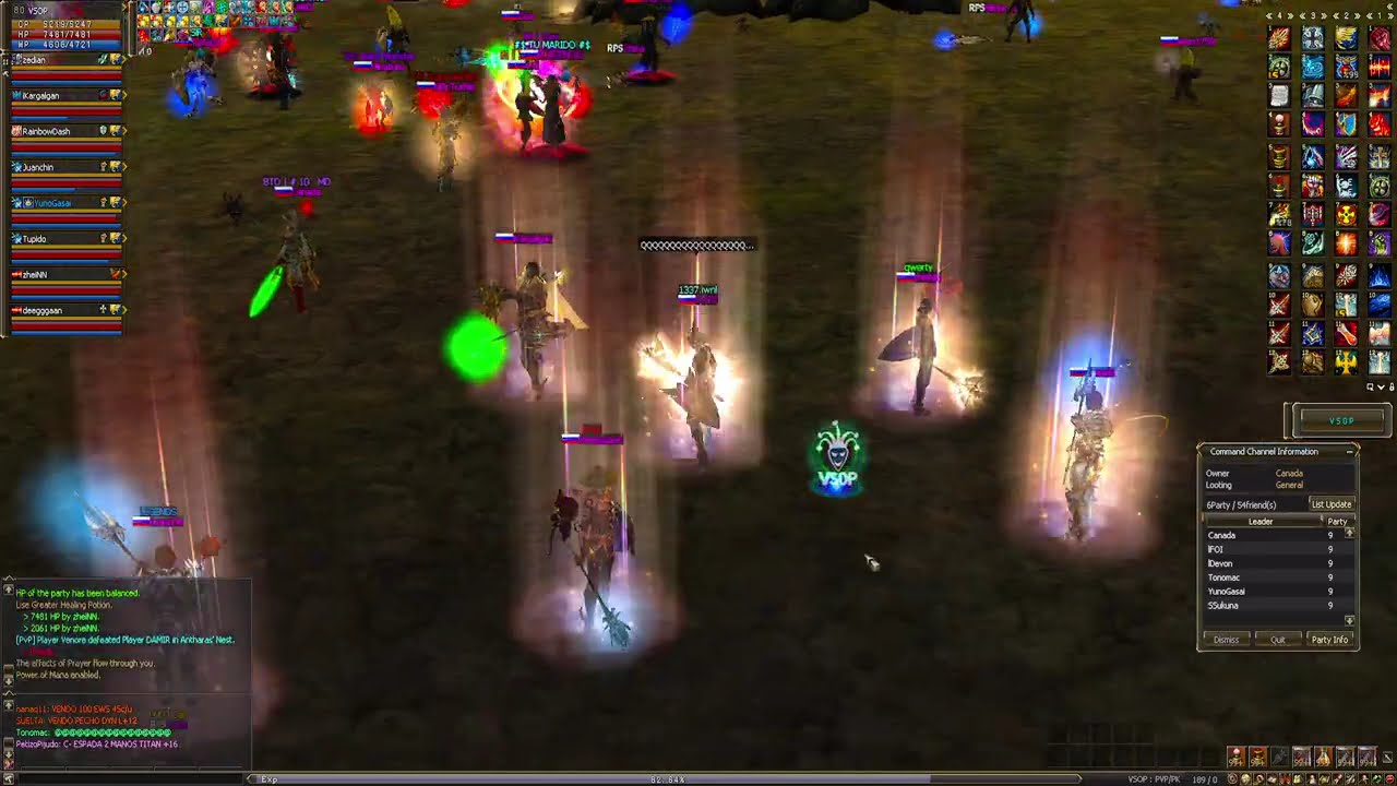 8 boludos y Juanchin - Antharas 25/10/2025 - L2 Sudamerica - #interlude #lineage2