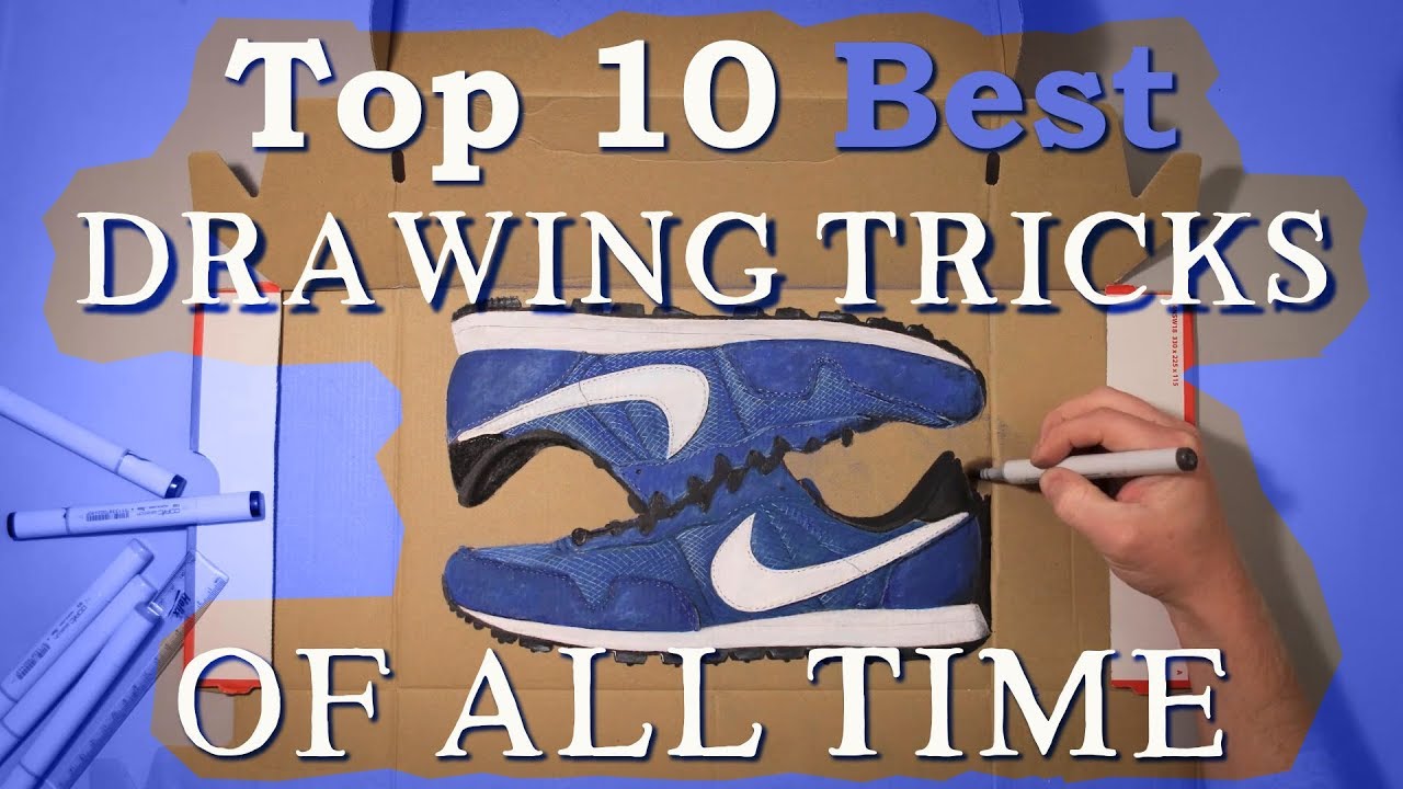 Top 10 Best Drawing Tricks and 3D Illusions of ALL TIME
